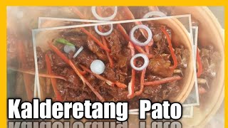 KALDERETANG PATO RECIPE (DUCK) OUTDOOR COOKING | HOW TO COOK DUCK CALDERETA | Miracle Vlogs