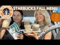 TRYING ALL OF STARBUCKS NEW FALL DRINKS MENU *taste test* pumpkin cream cold brew, pumpkin loaf etc!