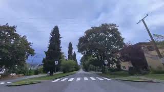 Driving on West 16th Avenue, Vancouver