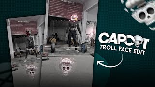 troll face edit 💀🔥 ! Capcut skull emoji editing tutorial !! Edit with GK