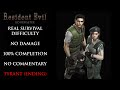 Resident Evil HD Remaster | REAL SURVIVAL/NO DAMAGE - Tyrant (Best Ending)