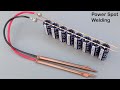 Spot Welding Machine with Super Capacitor x 8 // How to make Simple spot welding machine at home