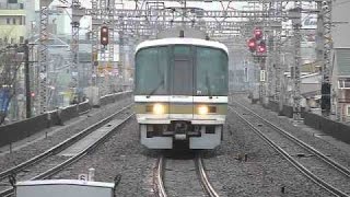 221系4+4両編成大阪環状線大和路快速 野田駅通過