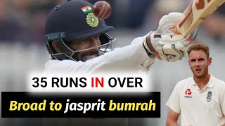 india vs England 2022 highlights bumrah 35 RUNS in over! bumrah vs stuart broad! #indvseng #cricket