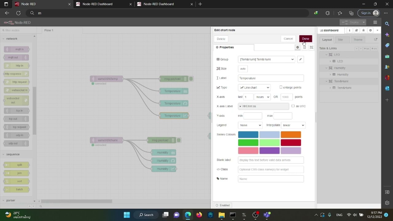 MQTT And Node Red Dashboard - YouTube