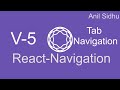 React Navigation 5 tutorial #6 Tab navigation