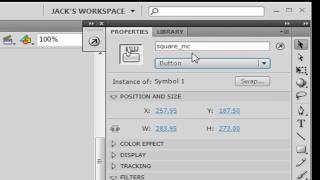 Flash CS3/CS4 Actionscript 3.0(Controlling Objects 04)