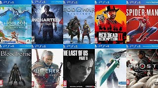 Top 45 Best PS4 Games of All Time | Best PLAYSTATION 4 Games So Far... [UPDATED 2024]