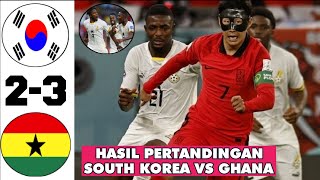 BERITA BOLA TERBARU ⚽ Hasil Pertandingan South Korea vs Ghana 2-3 | Hasil Bola Terbaru Hari Ini