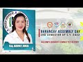 BARANGAY ASSEMBLY 2022 | KAG. JASMIN T. BORJA - ACCOMPLISHMENT COMMITTEE REPORT