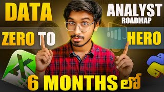 How To Become DATA ANALYST In 2024🔥|| Detailed Roadmap, Resources and Projects in Telugu