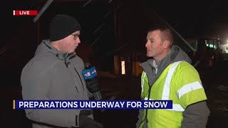 Kingsport crews working around the clock as snow falls