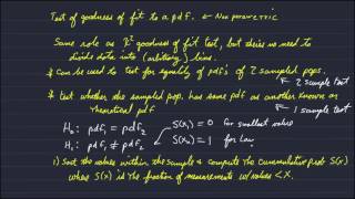 GG413: Kolmogorov-Smirnov Goodness of Fit Test