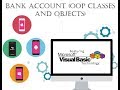 Visual Basic Programming Tutorial with code - Bank Account (OOP Classes and Objects)