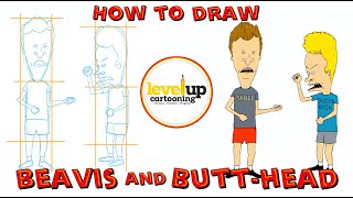 Easy to Follow Beavis and Butthead Drawing