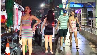 Bangkok Nightlife 2024 | Sukhumvit Road from Asok to Nana Plaza, look around.