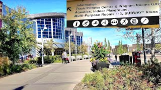 Walking Tour Inside Recreation Center At Terwillegar Community Edmonton Canada