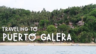 TRAVELING TO PUERTO GALERA, MINDORO (Philippines) | Vlog #163