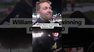 William Byron on winning 2nd year in a row 😮‍💨 #nascar #daytona500 #williambyron #race #winner