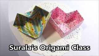 Origami - Heart Box (Gift Box)