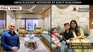 4BHK Elegant Interiors at Shilp Shaligram | Ahmedabad | Prashant Parmar Architect | #interiordesign