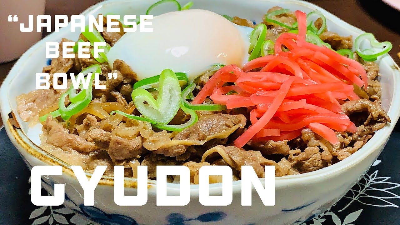 GYUDON| JAPANESE BEEF BOWL - YouTube