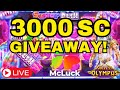 🔴3000 SC GIVEAWAY!!!!  LIVE ON McLUCK! !   SOCIAL CASINO!