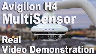 Avigilon MultiSensor Camera Video Demonstration (Live Footage)