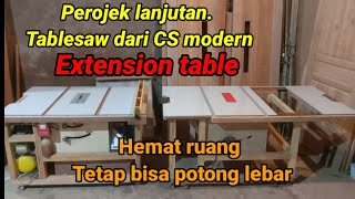 Extension table saw DIY