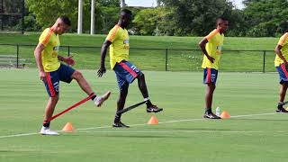 imágenes de entrenamiento de la Selección Colombia en Miami