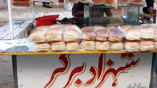 Karachi Gulistan-e-Johar Famous Egg Burger - Burgers Karachi Pakistan