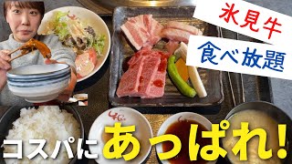 〔氷見グルメ〕氷見牛ランチのコスパがすごすぎ！あれもこれも食べ放題！