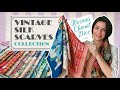 Vintage SILK SCARVES COLLECTION - Designer scarves - High end brands