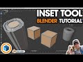The INSET FACES Tool - Blender Modeling Tool Tutorial