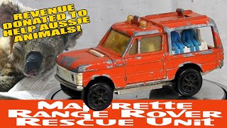 Majorette Range Rover Rescue Unit Australian Bush Fire Aid Custom Restoration