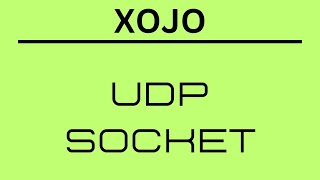 Xojo - Transferring data over network using UDP Socket