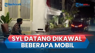 Momen Kedatangan Syahrul Yasin Limpo di Istana Bertemu Presiden Jokowi, Dikawal Beberapa Mobil