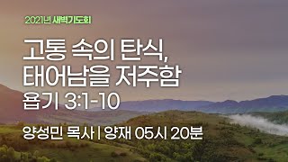 [양재 새벽기도회] 고통 속의 탄식, 태어남을 저주함 (욥기 3:1-10)│2021.10.05