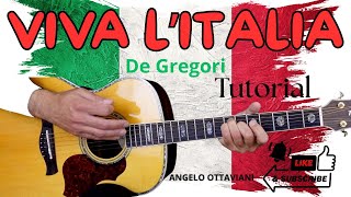 Viva L Italia Francesco De Gregori Chitarra Accordi E Ritmo