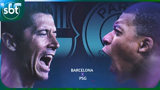 Chamada da UEFA Champions League | (16/04/2024) | BARCELONA × PSG