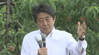 自民・安倍総裁が第一声 参院選公示、21日投開票