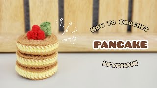 Crochet Pancake Keychain | Amigurumi Tutorial | SpringDay DIY