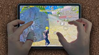 iPad Pro M2 HANDCAM 🔥 Pubg Test/ Gameplay/ ❤️ 6 Finger claw + Gyro 🔥 Smooth+120FPS