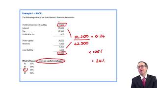 Financial performance - Example - ACCA Financial Reporting (FR)
