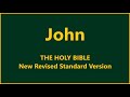 New Revised Standard Version ~ John