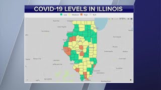 IDPH: Dozens of Illinois counties now at elevated levels of COVID-19