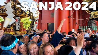 Sanja Festival 2024 浅草 三社祭 ② 各町神輿連合渡御 日本の祭り FHD