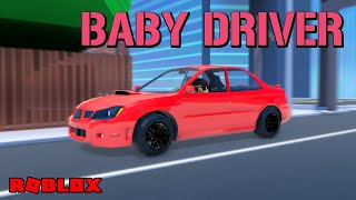 Baby Driver Remade in Roblox Jailbreak! [20k Sub Special]