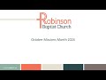 October Mission Month - Rob Oetman