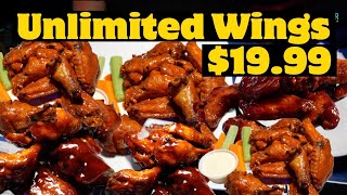 Unlimited Wings, Unlimited Tacos | $19.99 for each deal at this Jersey Sports Bar